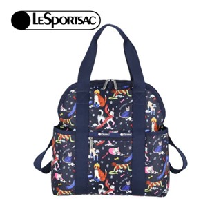 |快速出貨|Lesportsac Double Trouble Backpack 手提兩用後揹包媽媽包/ 雪國汪星人