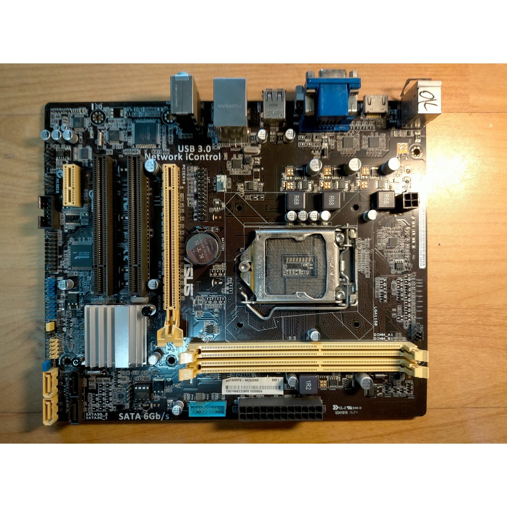 A.1150主機板-華碩 H81M-C/BM6AD/DP_MB DDR3雙通道 i3/i5/i7全固態電容 直購價320