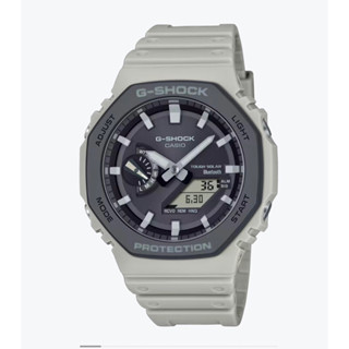 CASIO 卡西歐 男 G-SHOCK 八角形碳核心防護藍芽太陽能潮流運動腕錶-沙色(GA-B2100LUU-5A)