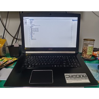 筆記型電腦 電競筆電 A717-72G-54M5 17吋 GTX1060-6G 記憶體24G功能正常