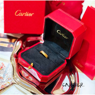 二手旗艦 CARTIER 卡地亞 18K 經典款 三環戒 戒指 戒圍49(中友店)