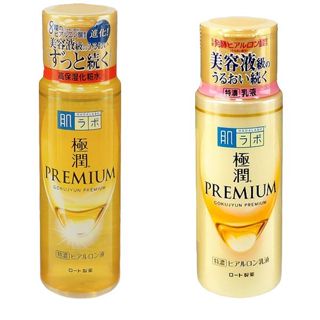 【ROHTO 肌研】極潤金緻保濕精華水170ml／保濕精華乳140ml｜保濕 持久潤澤 D143696
