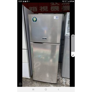 一級能效～二手中古三洋250公升雙門冰箱，2015年，型號SR-A250B，家電，保固3個月