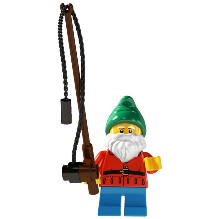 樂高 LEGO 8804 絕版 4代 1 人偶 釣魚老翁 [快樂高手附發票]