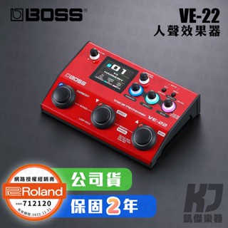 Boss VE-22 人聲效果器 Vocal Performer VE22 兩年保固【凱傑樂器】