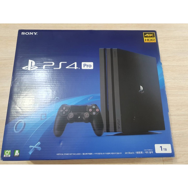 賣二手索尼sony ps4pro已過保盒子裡的配件都還在