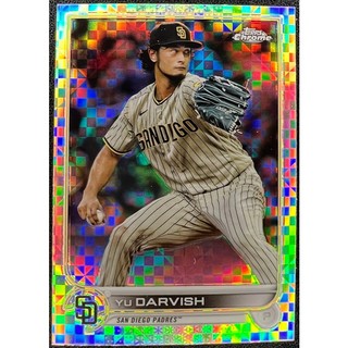 MLB 球員卡 達比修有 Yu Darvish 2022 Topps Chrome X-Fractor 亮面