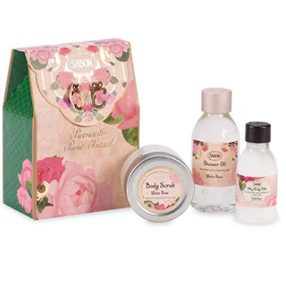 🛍進來看看👀 以色列 SABON 白玫瑰 明星三部曲禮盒(磨砂膏,身體乳,沐浴油) 平行輸入