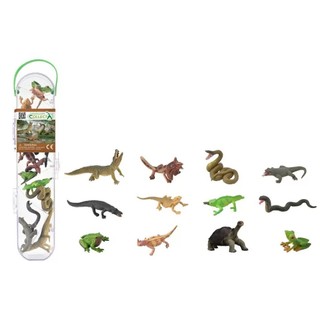 collectA 迷你爬蟲與兩棲類動物 (盒裝-12入)~英國高擬真模型 公仔