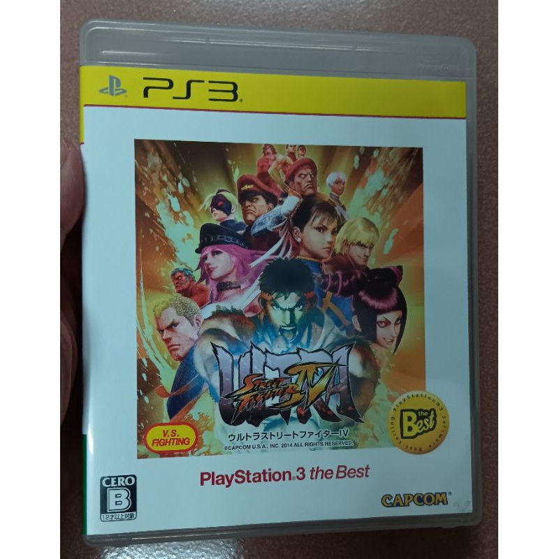 PS3 終極快打旋風4 日版 盒書完整 可以正常執行