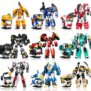 正版 MINI FORCE 迷你特工隊 最強警察系列 變形機器人 兒童玩具 變形玩具車 兒童生日禮物 變形玩具車 機器人