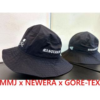BLACK極新MASTERMIND JAPAN x NEWERA x GORE-TEX防水WORLD骷髏MMJ漁夫帽