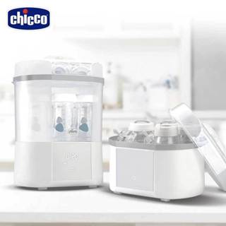 Chicco 智慧蒸氣烘乾消毒鍋 /奶瓶消毒 奶嘴餐具玩具消毒 可消毒6支奶瓶 預約功能 陶瓷加水盤