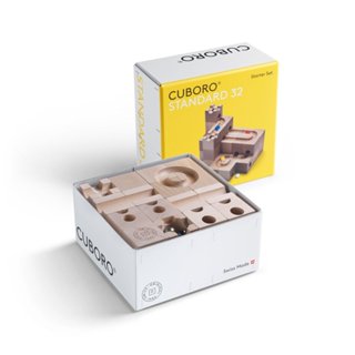 CUBORO 滾珠積木-基本款32件-瑞士彈珠軌道積木-在路上書店