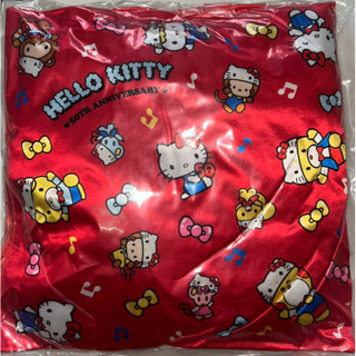 Hello kitty 50週年-方形抱枕（紅）