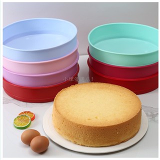 小埋優選店！ 4吋6吋8吋10吋矽膠蛋糕模具 單個圓形矽膠烤盤 食品級矽膠手工4寸6寸8寸10寸圓蛋糕模 烤盤 烘焙工具