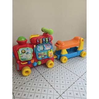 二手 在石牌的vtech英文字母歡樂積木火車 有字母積木