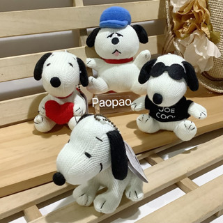 日本正版 Snoopy 史努比 史奴比 Olaf 奧拉夫 歐拉夫 針織 娃娃吊飾 掛飾 包包吊飾 Joe Cool