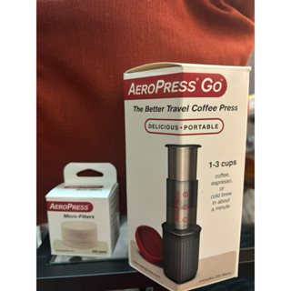 Aeropress 愛樂壓 Go 旅行版 /送100張濾紙 /矽膠頭 冰咖啡 美式咖啡