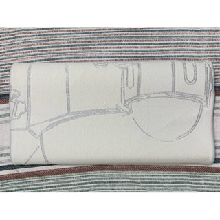 TENDAYS 記憶枕 希臘風情紓壓枕 8cm高枕頭 （近全新，標籤仍在未拆）