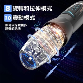 【原廠正品 質量保證】螺旋王 伸縮旋轉震動 電動飛機杯 旋轉飛機杯 口交 自慰器 情趣用品 男用情趣 震動飛機杯 旋轉杯