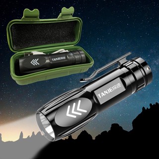 LED 迷你手電筒 USB 充電手電筒 小手電筒 強光手電筒 探照燈 照明燈 登山 露營【FF065】上大HOUSE