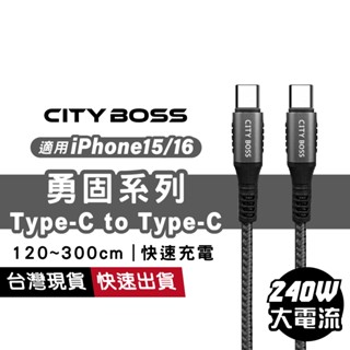 勇固系列 Type-C to Type-C 快速充電線 傳輸線 1.2m / 1.5m / 2m / 3m 100W
