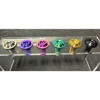 Ti6Al4V鈦合金M8薄型碟頭碟盤螺絲 勁戰/BWS/Force/SMAX