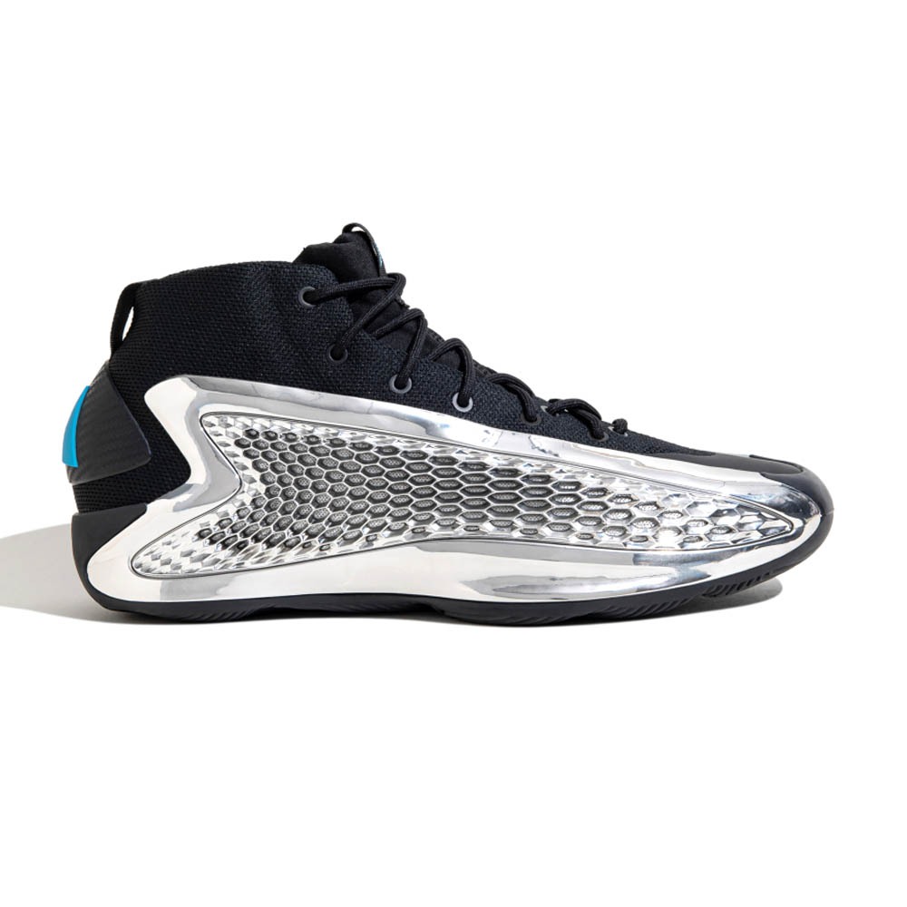 Adidas Anthony Edwards 1 男鞋 黑銀色 蟻人 AE1 愛德華茲 實戰 包覆 籃球鞋 JI0424