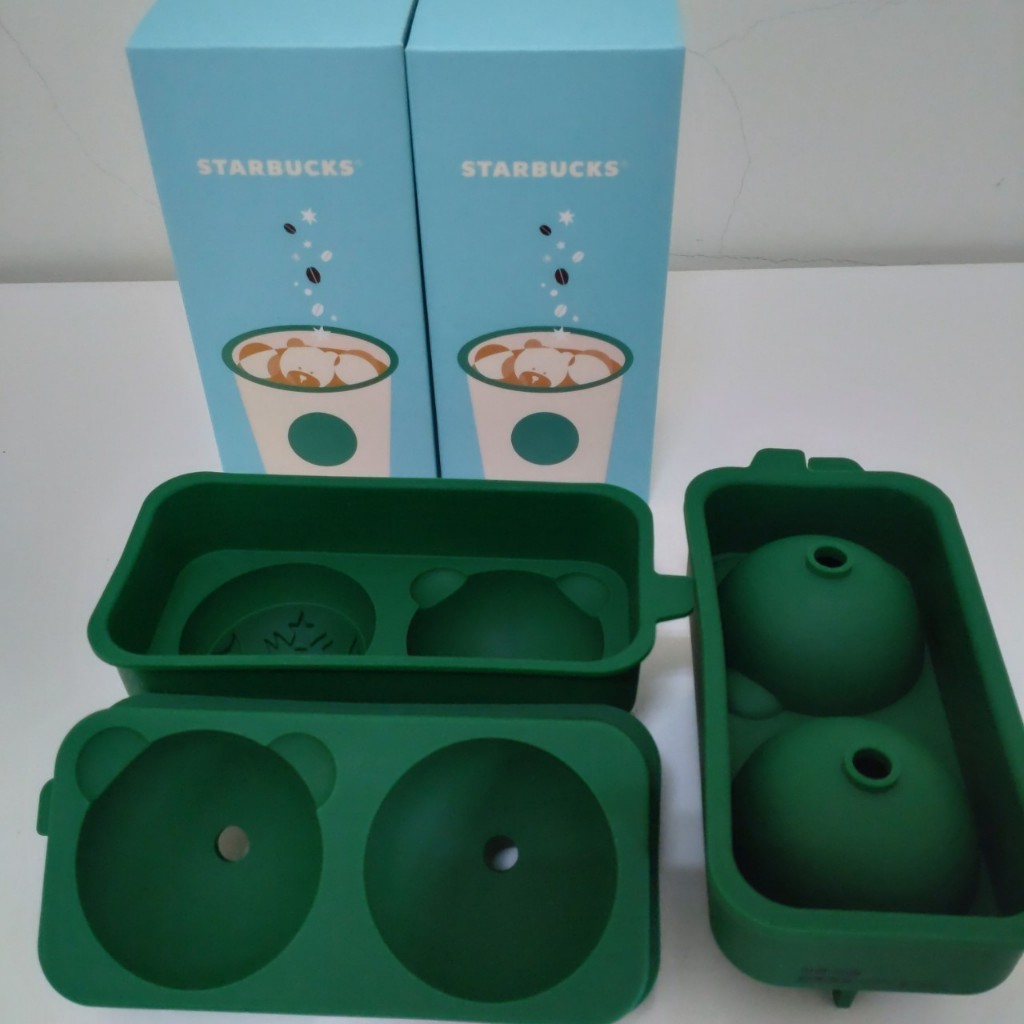 "現貨" 全新 Starbucks星巴克-小熊造型製冰盒(VIA禮盒附件)