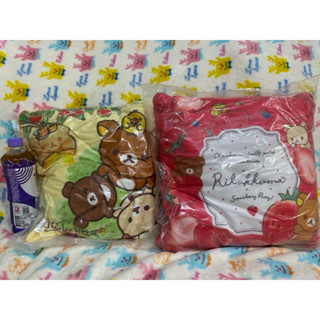 💕幸福屋💕日本 正版 現貨 景品 ✨倒閉出清$250✨ 拉拉熊 懶懶熊 茶小熊 懶熊妹 草莓 超軟 抱枕 娃娃 抱枕