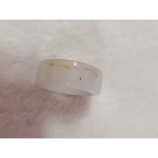 緬甸玉 翡翠寬版戒指 8.8號 T20