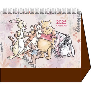 小熊維尼2025年 立體封面.三角桌曆 桌曆.辦公桌曆