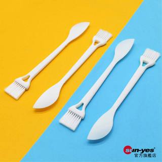 清潔毛刷帶刮刀｜SY-636｜除塵毛刷/考古刷/手機電腦清潔刷/縫隙清潔刷/除塵工具/研磨機清潔/咖啡機清潔