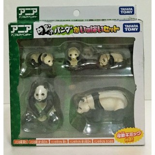 現貨 正版 TAKARA TOMY 多美動物 熊貓家族禮盒組 熊貓公仔(兒童玩具/聖誕禮物)