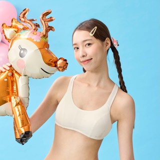 嬪婷-學生系列-Q萌牛奶 AA70-85罩杯第二階段內衣(小米白) BB1602I1
