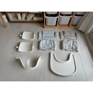 [李焰二手] ✨限時特價出清✨Stokke Tripp Trapp®成長椅的配件成長互圍、兒童託盤、座墊