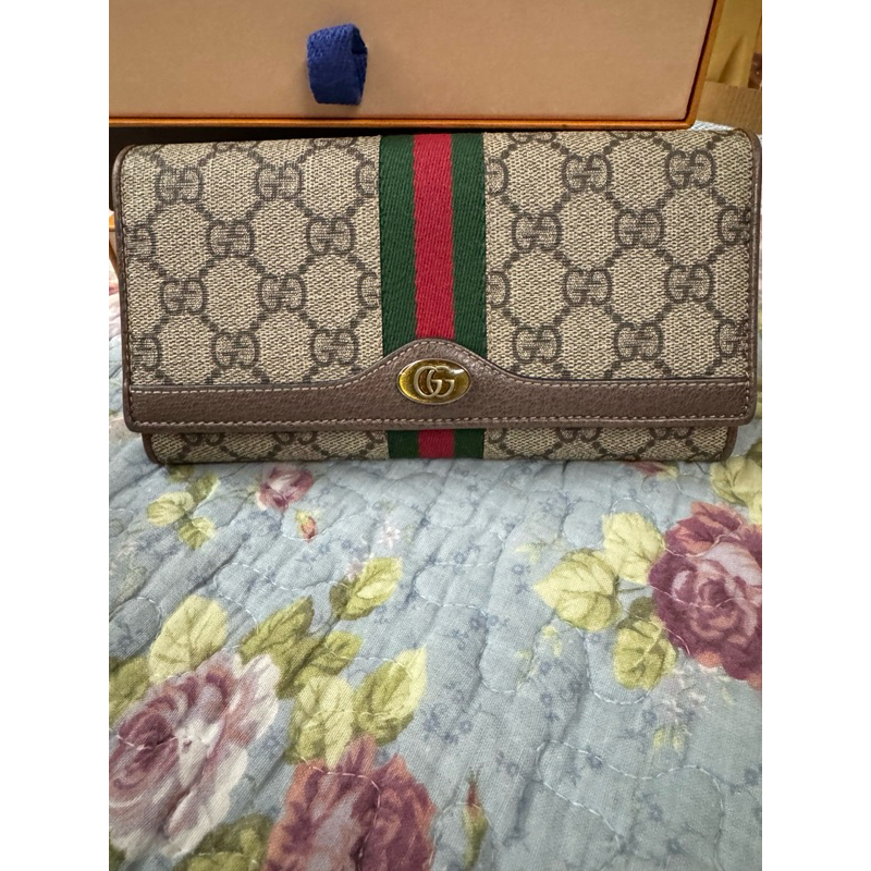Gucci 老花長夾，鏈包可兩用