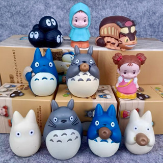《臺灣現貨.出貨》TOTORO 吉卜力 宮崎駿 龍貓 魔女宅急便 龍貓巴士 小龍貓 小梅 黑炭 玩具 擺件 手指偶 公仔