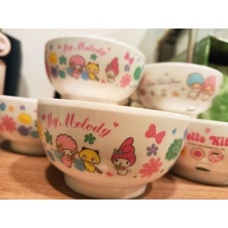 Hello kitty/ Melody/ 雙子星大餐碗