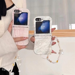 暈染大理石紋 包鉸鏈 小蠻腰 三星Samsung Galaxy Z Flip4 Flip5 Flip6手機殼 上下折疊屏