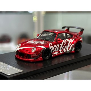TSAI模型車販賣鋪 現貨賣場 1/64 Porsche RWB 993 可口可樂塗裝
