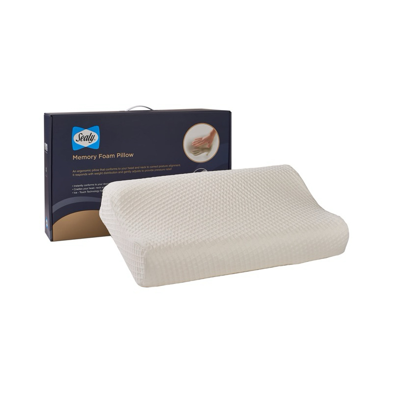 【席伊麗】Sealy CONTOUR MEMORY FOAM PILLOW 紓壓記憶枕 枕頭 床墊