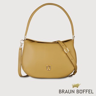【BRAUN BUFFEL】艾拉娜 大肩包-淺棕色(德國小金牛台灣總代理)/BF846-27-CR