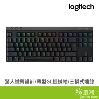 Logitech 羅技 G515 TKL GL軸 輕薄 無線 機械式電競鍵盤 三模式連線 LIGHTSYNC RGB 黑