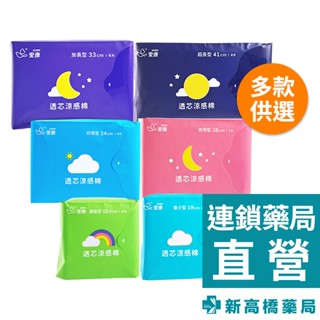 ICON 愛康 超透氣衛生棉 1包入 夜用／夜用加長／日用／量少／夜用超長／護墊 【新高橋藥局】多款供選｜生理用品