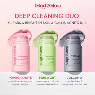 Glad2Glow Volcano Clay Mask Masker Wajah 25gr