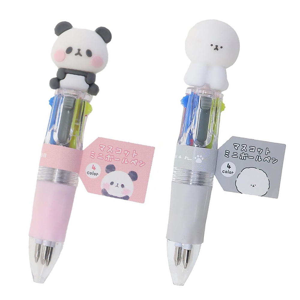 Kamio 公仔造型迷你四色原子筆 多色筆