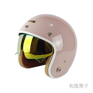 華泰 Ninja 安全帽 K-806Y K-806SY 漾蜜墨鏡騎士帽 和風栗子 金屬齒排釦 全拆洗 復古帽 半罩