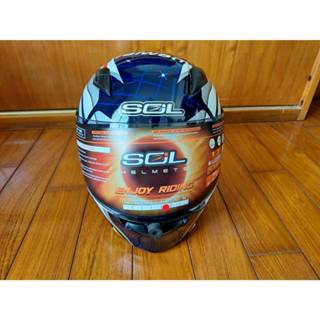 SOL SF-2M 愛國者 國旗 全罩式安全帽 M(55~56cm)